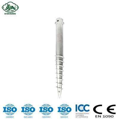 Žárově pozinkovaný N zemnící šroub